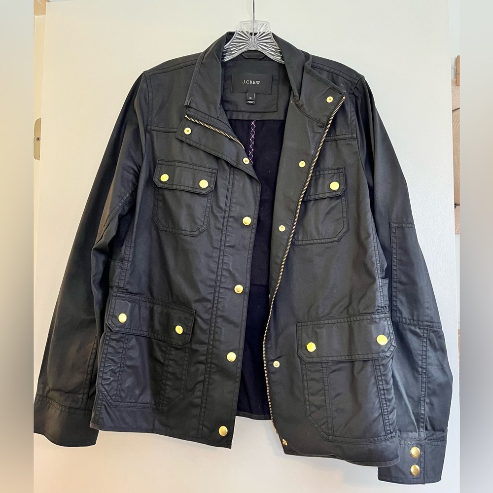 JCrew wax cloth jacket